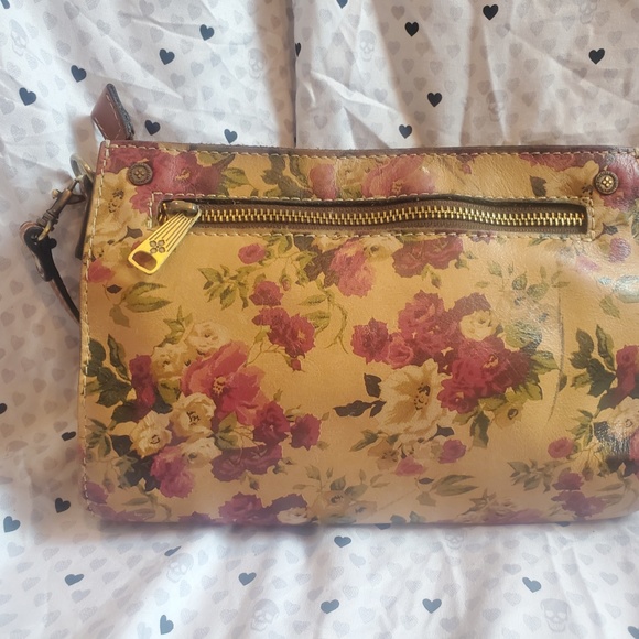 Patricia Nash Genuine Leather Floral Crossbody Bag - Picture 3 of 12